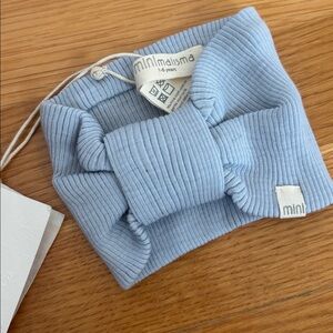 Minimalisma alba headband ear warmer in ice blue 1-6 years